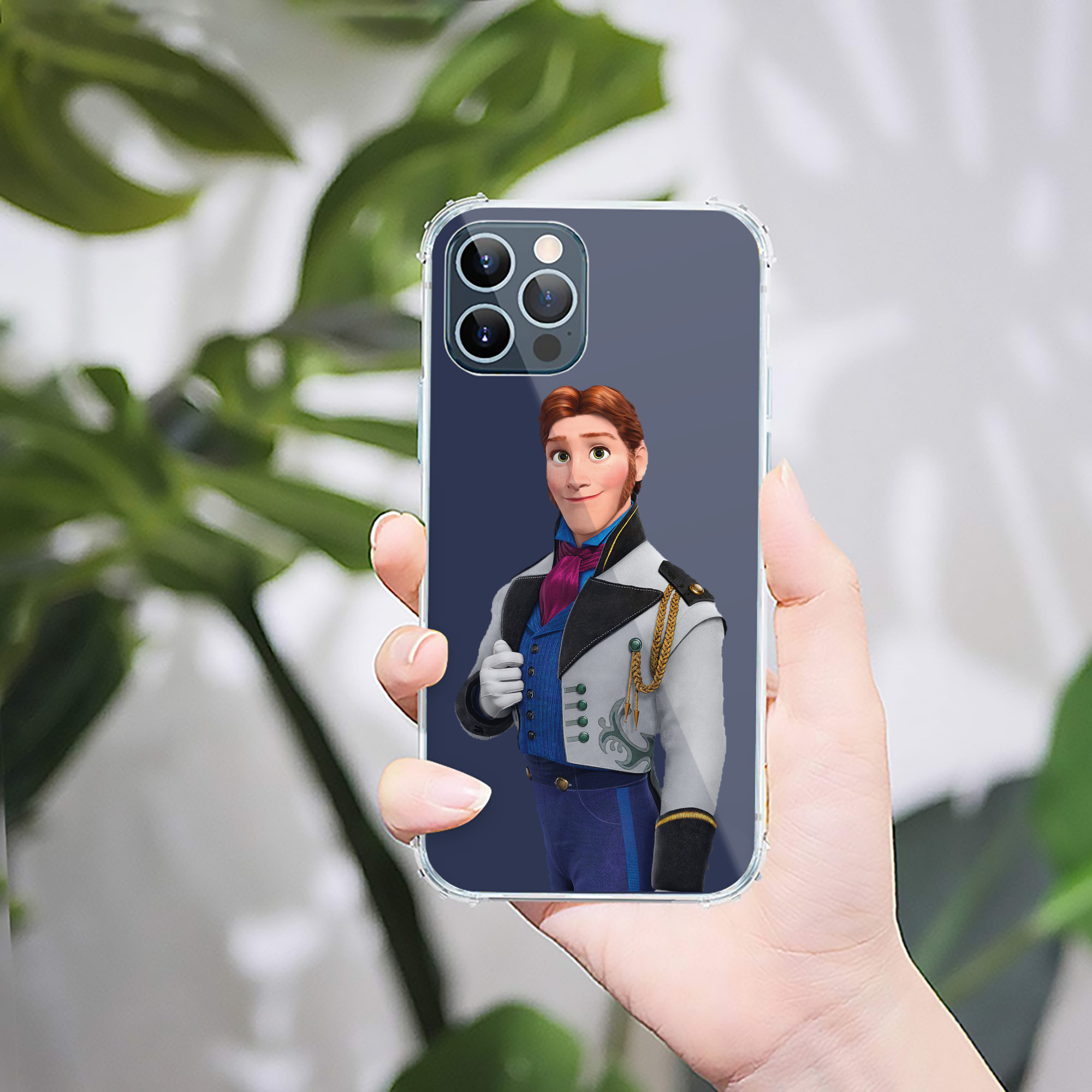 （画像用） アナと雪の女王 アンナ エルサ Frozen Anna Elsa 【iPhone 12シリーズ対応】透明スマホケース（クリアソフトケース）